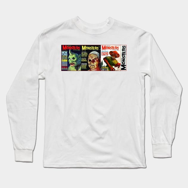 Classic Famous Monsters of Filmland Series 5 Long Sleeve T-Shirt by Starbase79